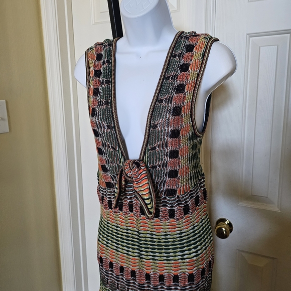 M Missoni Striped Bow Jumpsuit Size 40/4 - Picture 4 of 16